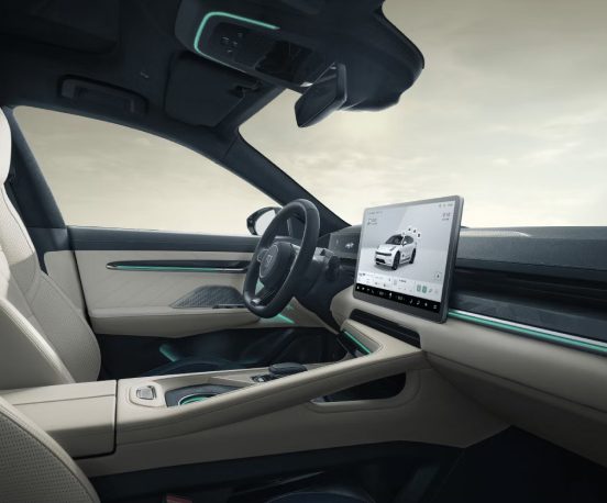 Interior delantero del ZEEKR 001